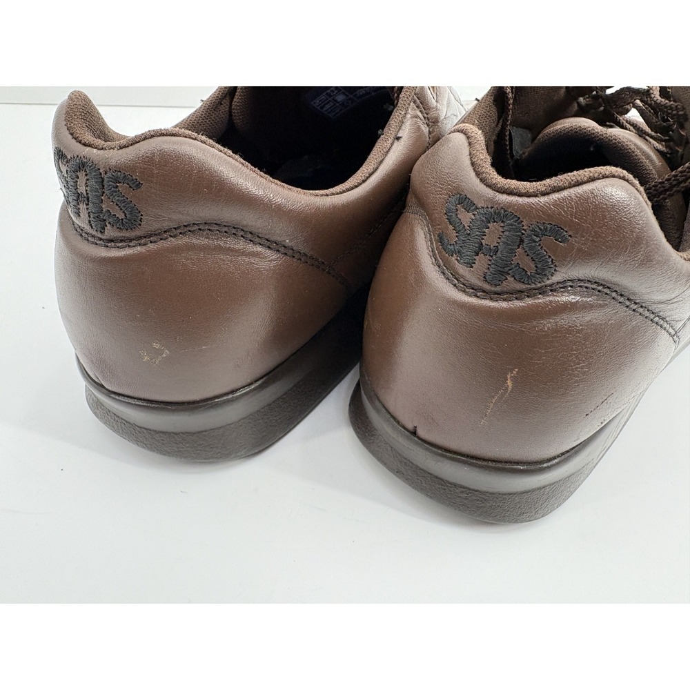 SAS Time Out Walking Shoes Men's 11 Walnut Brown Leather Comfort USA, PowerStep - Picture 13 of 13